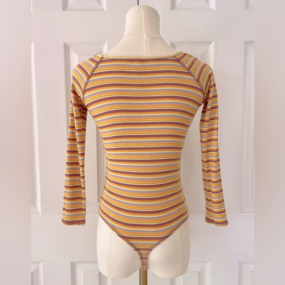 Intimately Free People Put A Stripe On It Bodysuit Size XS - Picture 7 of 7